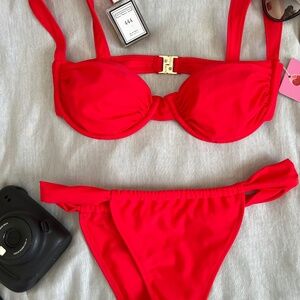 La Vie En Rose Red bikini from Strawberry Milk Mob